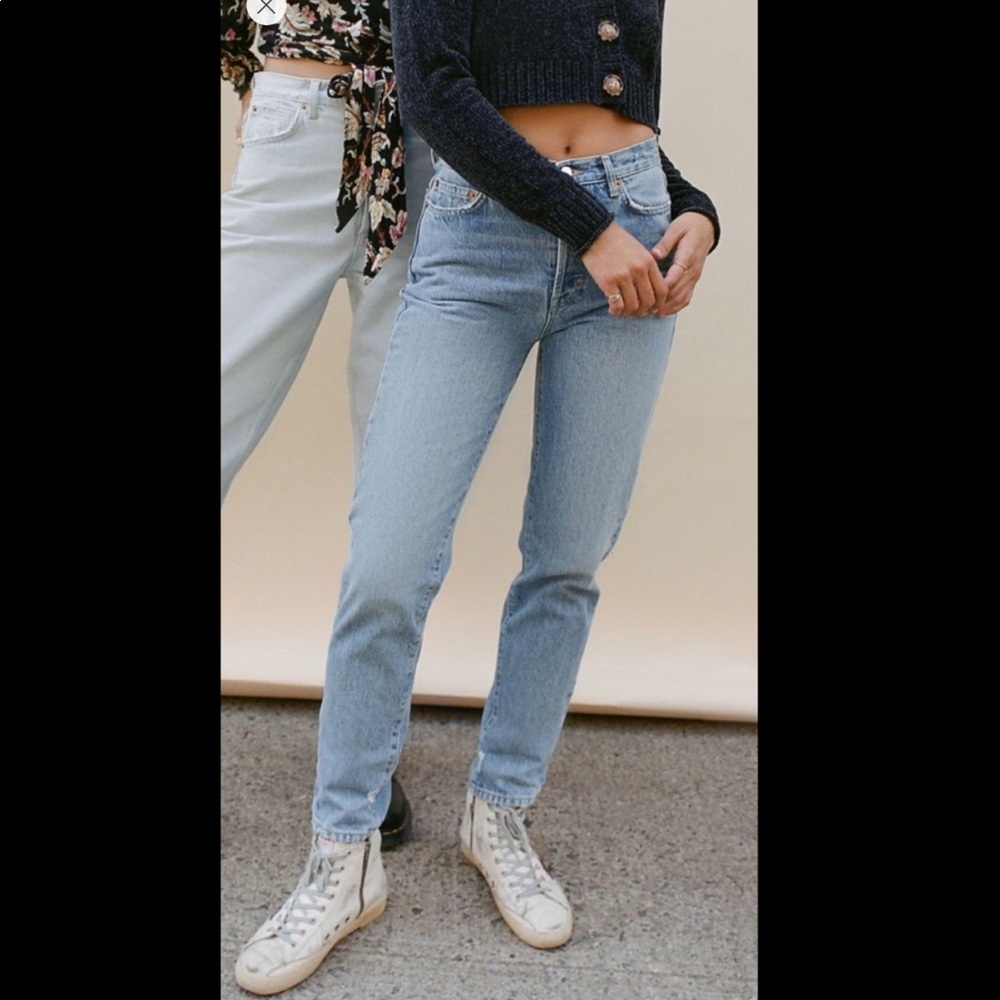 BDG Premium Toothpick High-Waisted Jean light wash